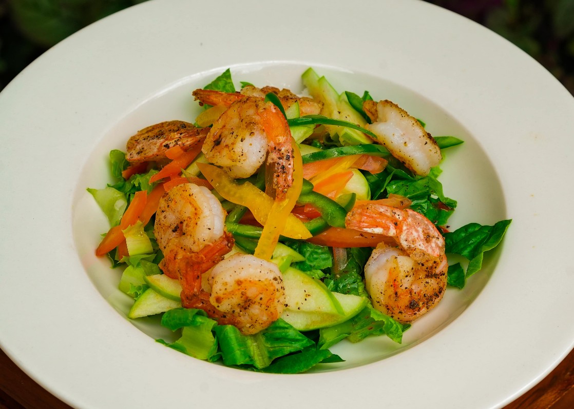 Grilled Prawn Salad